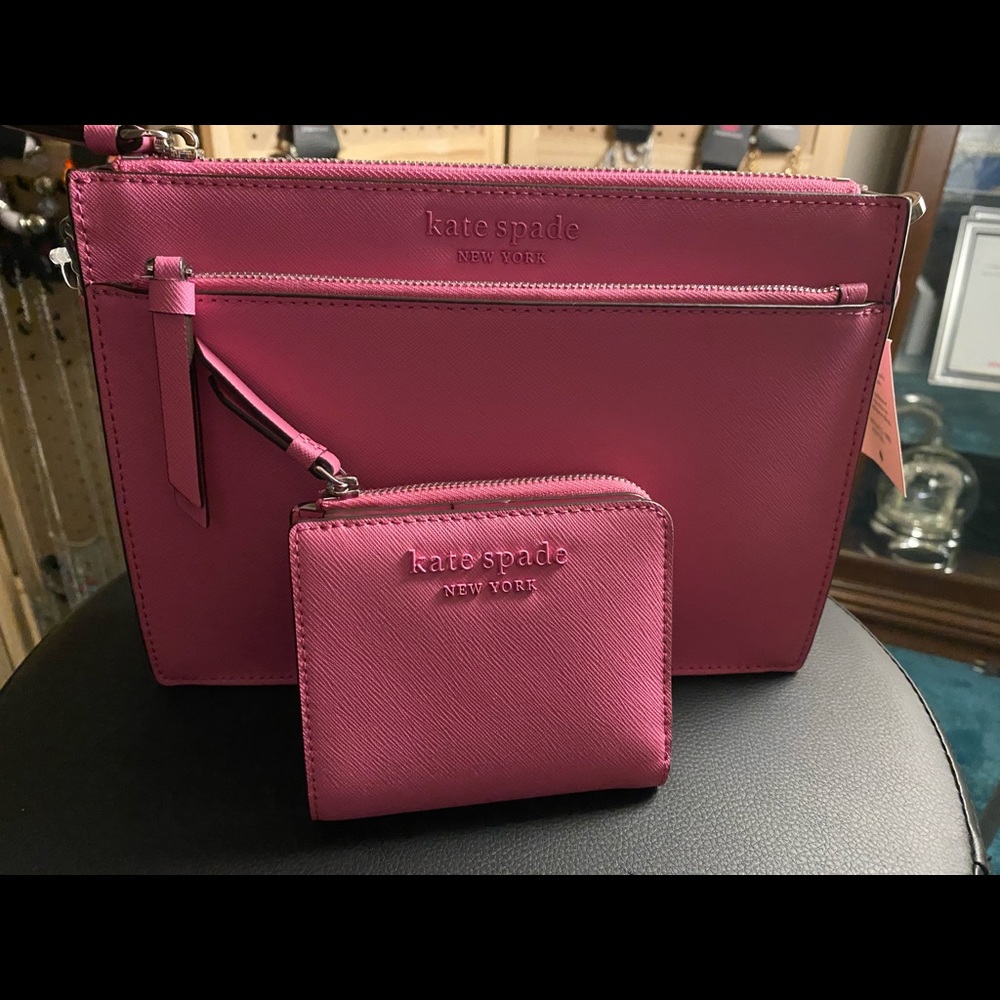Brand new Kate spade crossbody bag matching wallet